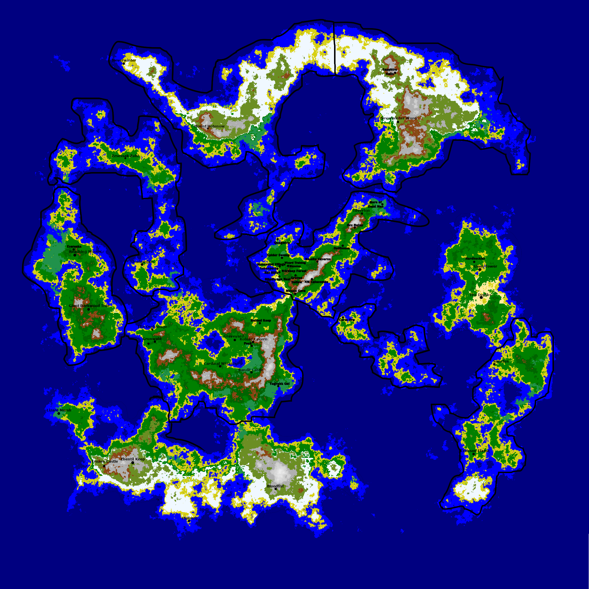 Luminari World Map, Update April 14 2020